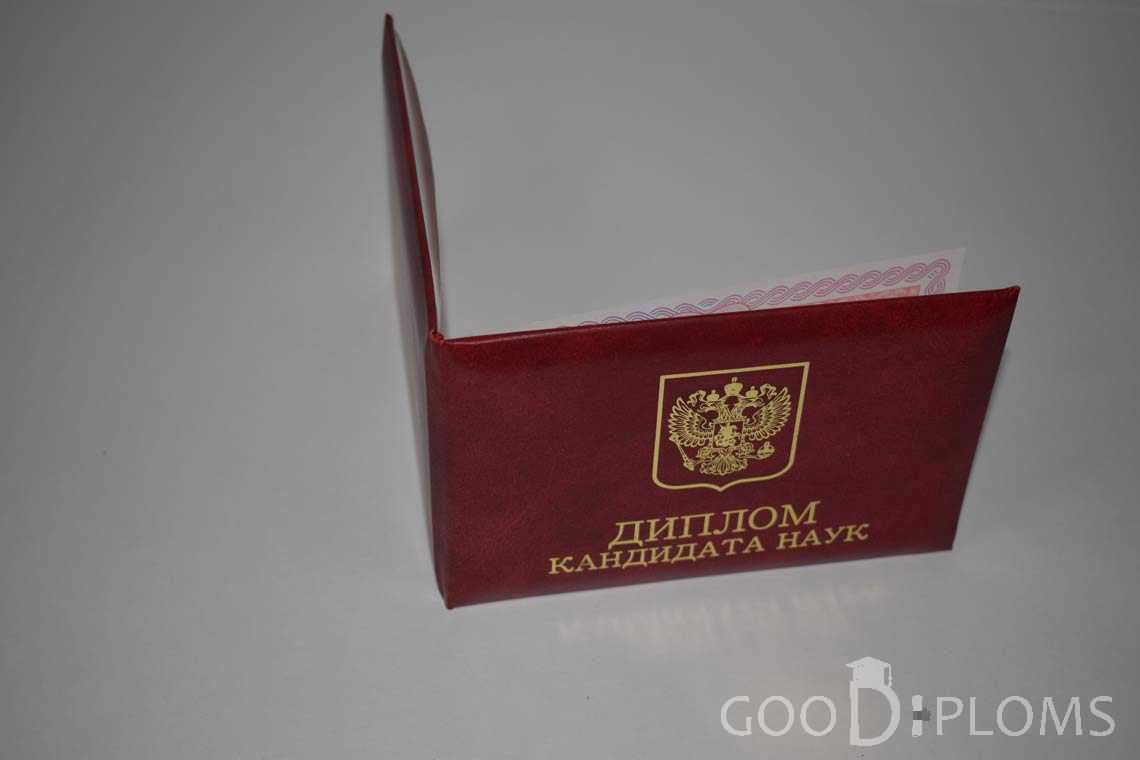 Диплом Кандидата Наук - Обратная Сторона период выдачи 2013-2016 -  Оренбург