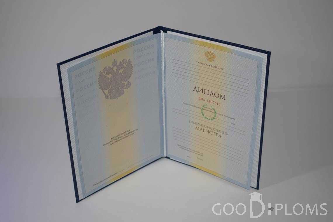Диплом Магистра в период c 2009 по 2010 год - Оренбург