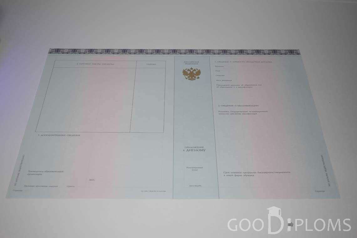 Приложение к Диплому МГИМО период выдачи 2014-2020 -  Оренбург