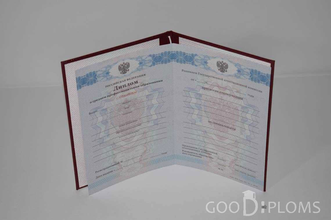 Диплом Техникума с Отличием в период c 2011 по 2013 год - Оренбург